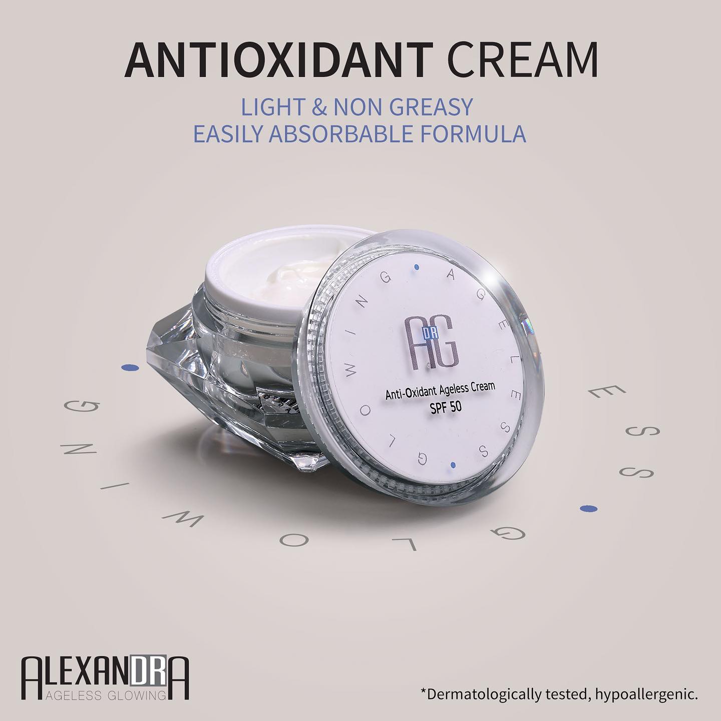 كريم AgeDefy مع عامل حماية من الشمس 50